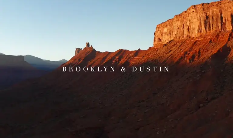 The Straws cinematic wedding film in Moab, Utah